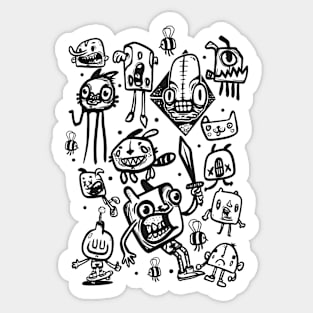 cartoon party Sticker